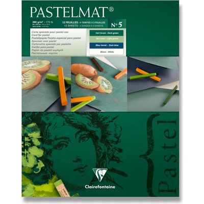 Clairefontaine Blok Pastelmat No.5 24 x 30 cm 12 listů 360 g