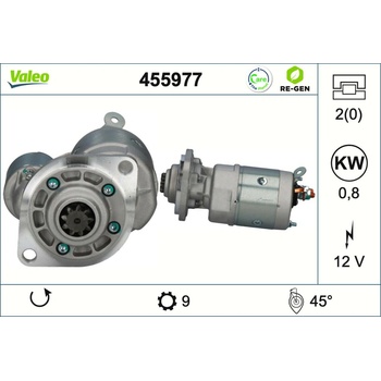 Štartér VALEO 455977