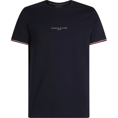 Tommy Hilfiger Тениска Tommy Hilfiger Logo Tipped T-Shirt - Desert Sky DW5