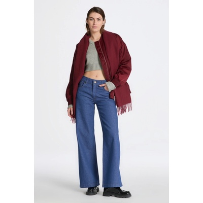 Gant džínsy wide leg bright blue jeans modrá