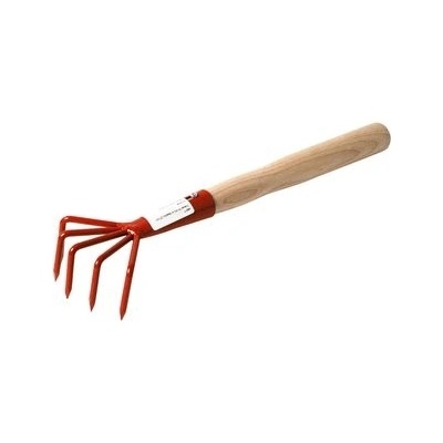 Drápek 5 prstů s násadou 27 cm Rosteto - oranžová