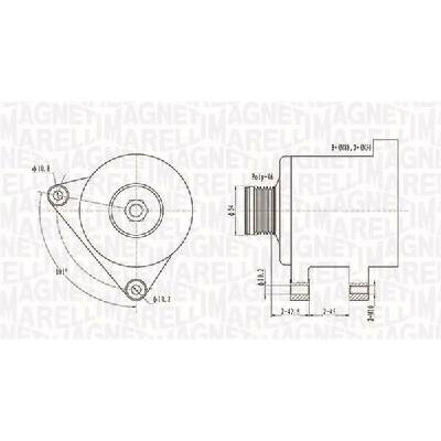 Alternátor MAGNETI MARELLI 063731553010