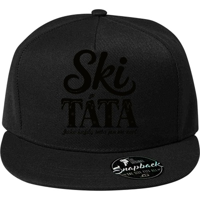 Kšiltovka Ski táta.Jako každý táta jen víc cool, černý tisk 5P RAP – Hledejceny.cz