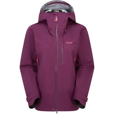 Rab Дамско водоустойчиво яке Rab Women's Firewall Mountain Jacket Waterproof jacket - Mulberry - размер 36 (EU) (102-5153-0311)