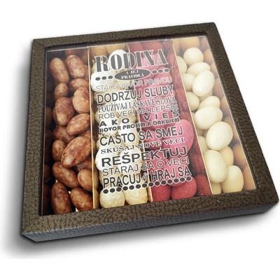 Sablio Mandle v čokoláde Rodina 3 4 x 80 g