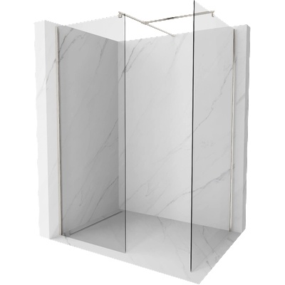 Mexen Kioto преградна стена за душ Walk-in 180 x 115 см, прозрачна, матиран никел - 800-180-202-97-00-115 (800-180-202-97-00-115)