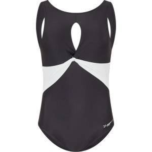 Zoggs Lattice Tie Back Womens - Black