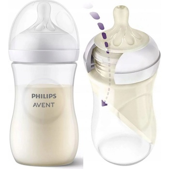 Avent kojenecká láhev Natural Response transparentní 330 ml