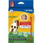 LYRA Цветни моливи LYRA Groove Slim триъгълни 36 броя + острилка 2821360 (2821360)