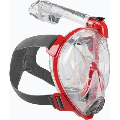 CRESSI Duke Dry пълнолицева маска за гмуркане с шнорхел червена XDT000058