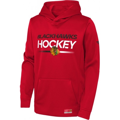Outerstuff dětská mikina Chicago Blackhawks Authentic Pro Hoodie Po Hood