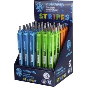 Astra Химикалка ASTRA PEN Stripes 0, 7 mm (201121003)