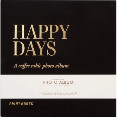 Fotoalbum HAPPY DAYS S, černá, Printworks