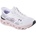 Skechers Дамски маратонки Skechers Engineered Mesh Knotted Bungee Slip On Trainers Womens - White/Pink