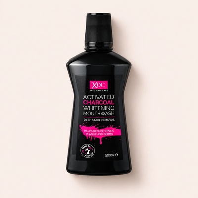 Xpel Oral Care Activated Charcoal čisticí a bělicí s aktivním uhlím 500 ml
