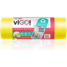 viGO Vrecia na odpadky 60 l 28 µm 10 ks žlté