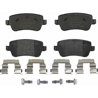 Sada brzdových platničiek kotúčovej brzdy BREMBO P 23 101 P 23 101