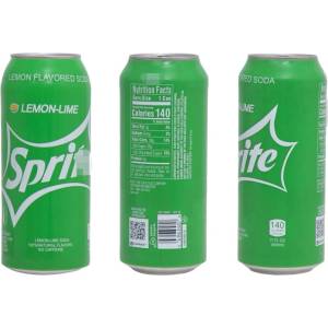  Камуфлажен силиконов калъф с имитация на Sprite кен 500ml (61120098)