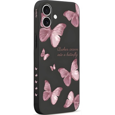 Apple Pnakqil калъф Butterfly за Apple iPhone 17 Pro Max - Черен KP39898