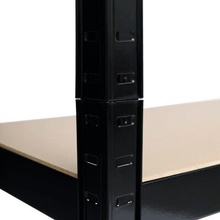 Schulte Regál 1800 x 900 x 400 mm 4 police černý