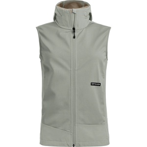 Ortovox Дамски софтшел елек Ortovox Women's Ortler Softshell Plus Vest Softshell vest - Green Sage (132-1759-0313)