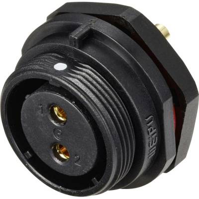 Weipu SP2112 / S 2 guľatý faston, 1 ks