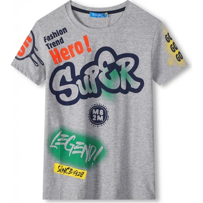 Kugo tričko FC0306 šedá
