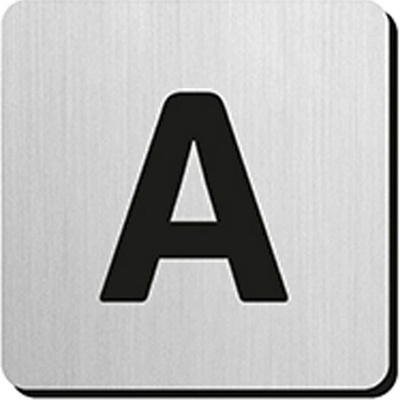 JNF - Piktogram písmeno "A" IN.34.300 - 75 mm - nalepovací