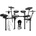 Roland TD316 Black Комплект електронни барабани (TD316 KIT)