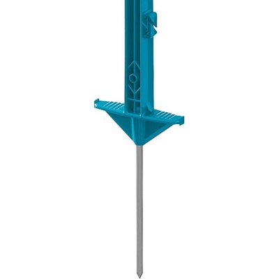 VNT electronics s.r.o. Plastový sloupek pro elektrický ohradník, délka 156 cm, 11 oček, modrá