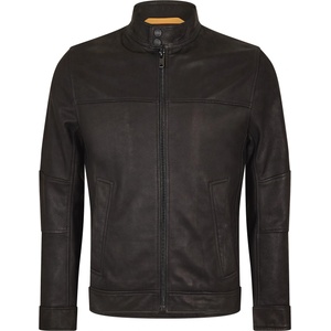 Boss Яке Boss Men's Josep11 Leather Jacket - Black