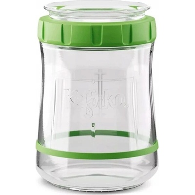 žiadna značka Nádoba na kváskový chlieb 900 ml Zelená