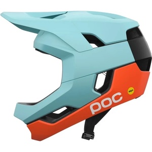 POC Full Face каска POC Otocon Race MIPS Bike helmet - Indicolite Blue Matt / Carnelian Orange Matt - размер S 51-54 cm (851-1176-1011)