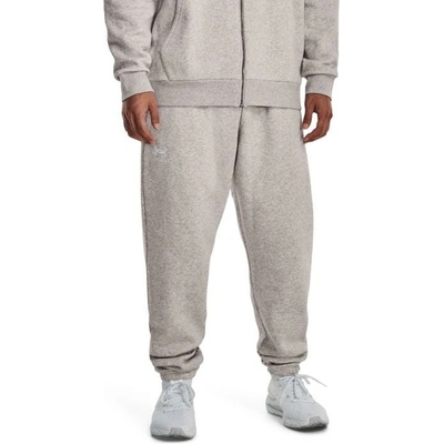 Under Armour pánské tepláky Essential fleece Grey šedá