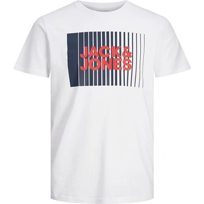 Jack&Jones pánské triko JJECORP 12233999 White