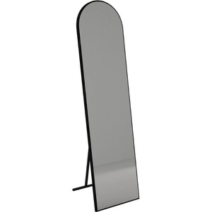 TopMebel Огледало за под и стена Agalu TopMebel от меламин в цвят сенкрон черен 40x150cm