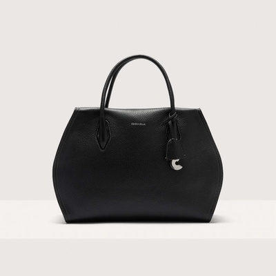 Coccinelle LORD LARGE kožená kabelka NOIR SS25