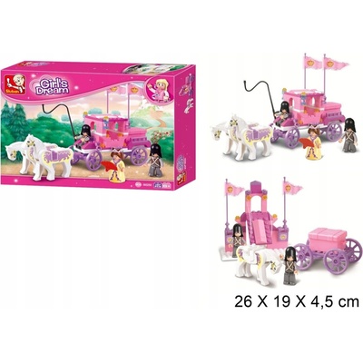 Sluban B0250 Girls Dream Princess Kráľovský koč