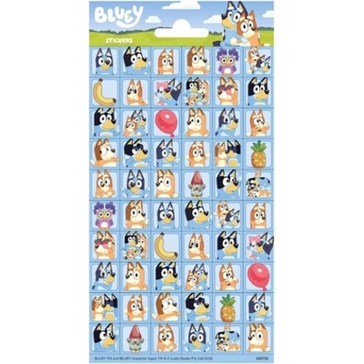 Bluey mini samolepky 60 ks