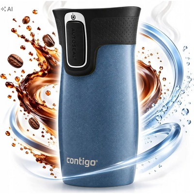 Contigo termohrnek West Loop Mini 300 ml metalická modrá