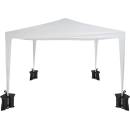 tectake 404824 sada 4 pavilónových závaží sebora černá