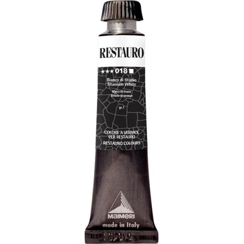 Maimeri Varnish Restauro Боя за реставрация Titanium White 018 20 ml 1 бр (M3302018)