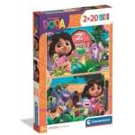 Clementoni Puzzle 2x20 Super Kolor Dora