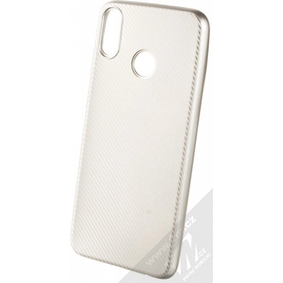 Pouzdro 1Mcz Carbon Elegance TPU Honor 8X stříbrné – Zboží Živě