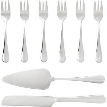 Printworks Комплект за сервиране на торта THE ESSENTIALS, комплект от 8 бр. , сив, Printworks (PW00701)