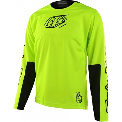 Troy Lee Designs Detský SPRINT L/S ICON Žltá