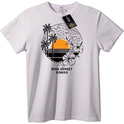 NOONEBRAND Тениска Хавайски Залез - M, Black