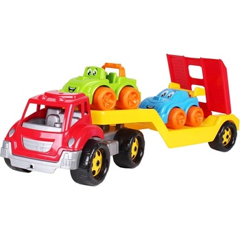 Автовоз с две строителни машини 603930