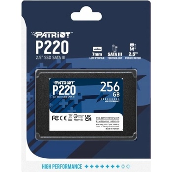 Patriot P220 256GB, P220S256G25