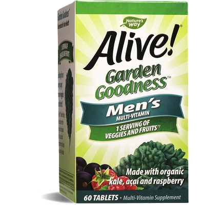 Nature's Way Алайв Garden Goodness Мултивитамини за Мъже 60 таблетки | Nature’s Way (12112)